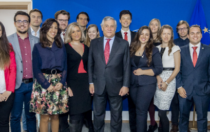 Escena Erasmus celebra en el Parlamento Europeo los 10 años del Premio Carlomagno de la Juventud